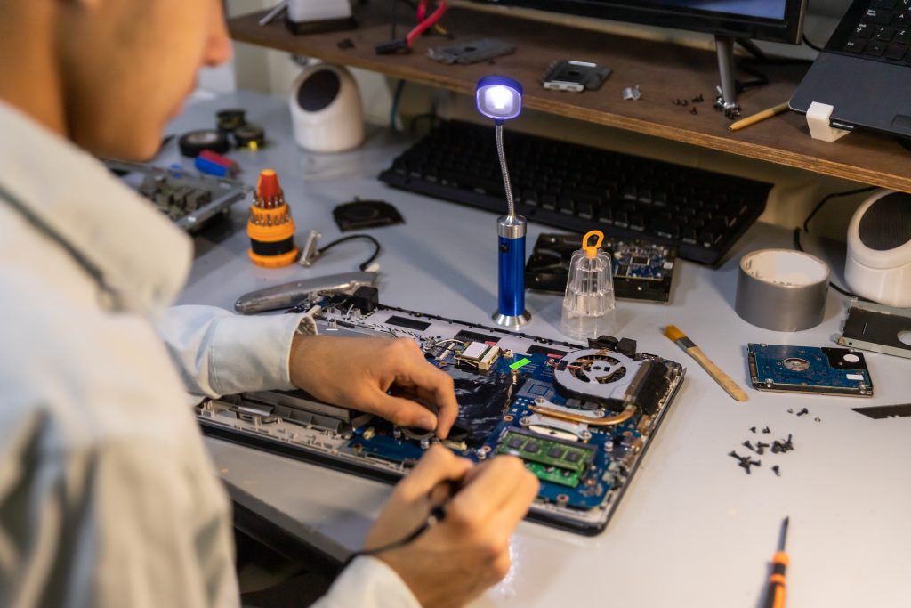 computer repair technician repairing a laptop 2025 02 02 14 04 35 utc - FlexiDesk IT Support